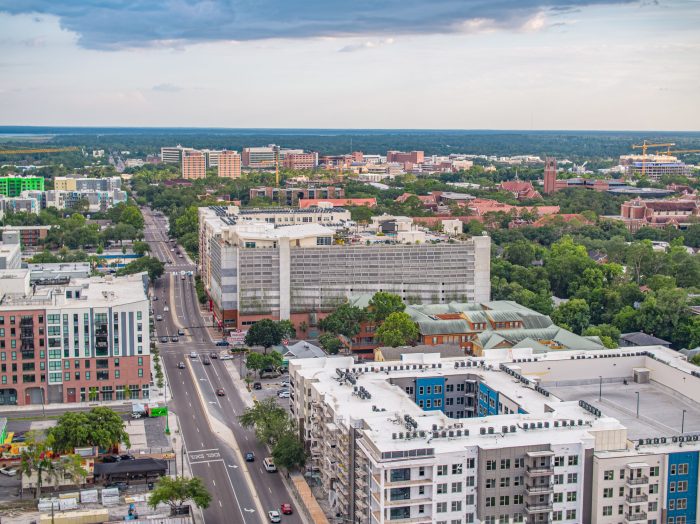 Aerial Pictuires AC Hotel in Downtown Gainesville FL Veuwr Aerials 2 of 7 scaled