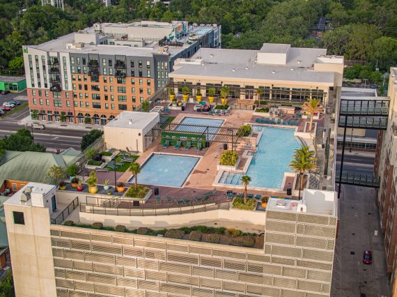 Aerial Pictures of AC Hotel in Downtown Gainesville FL Aerial Pictures of AC Hotel in Downtown Gainesville FL