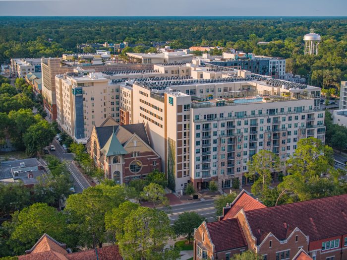 Aerial Pictuires AC Hotel in Downtown Gainesville FL Veuwr Aerials 6 of 7 scaled