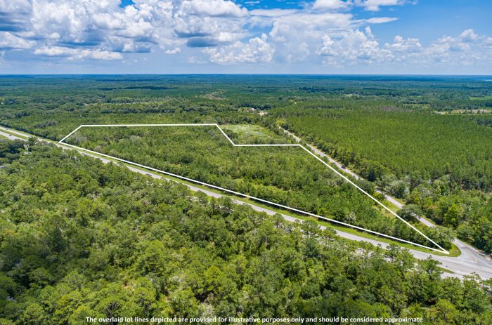 Aerials of Land for Sale near Gainesville Regional Airport Lot of Land Inc 18 of 48 scaled