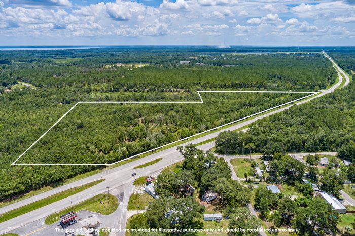 Aerials of Land for Sale near Gainesville Regional Airport Lot of Land Inc 22 of 48 scaled
