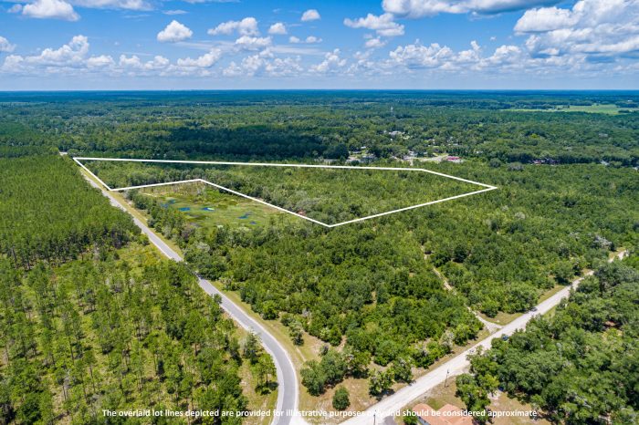 Aerials of Land for Sale near Gainesville Regional Airport Lot of Land Inc 29 of 48 scaled