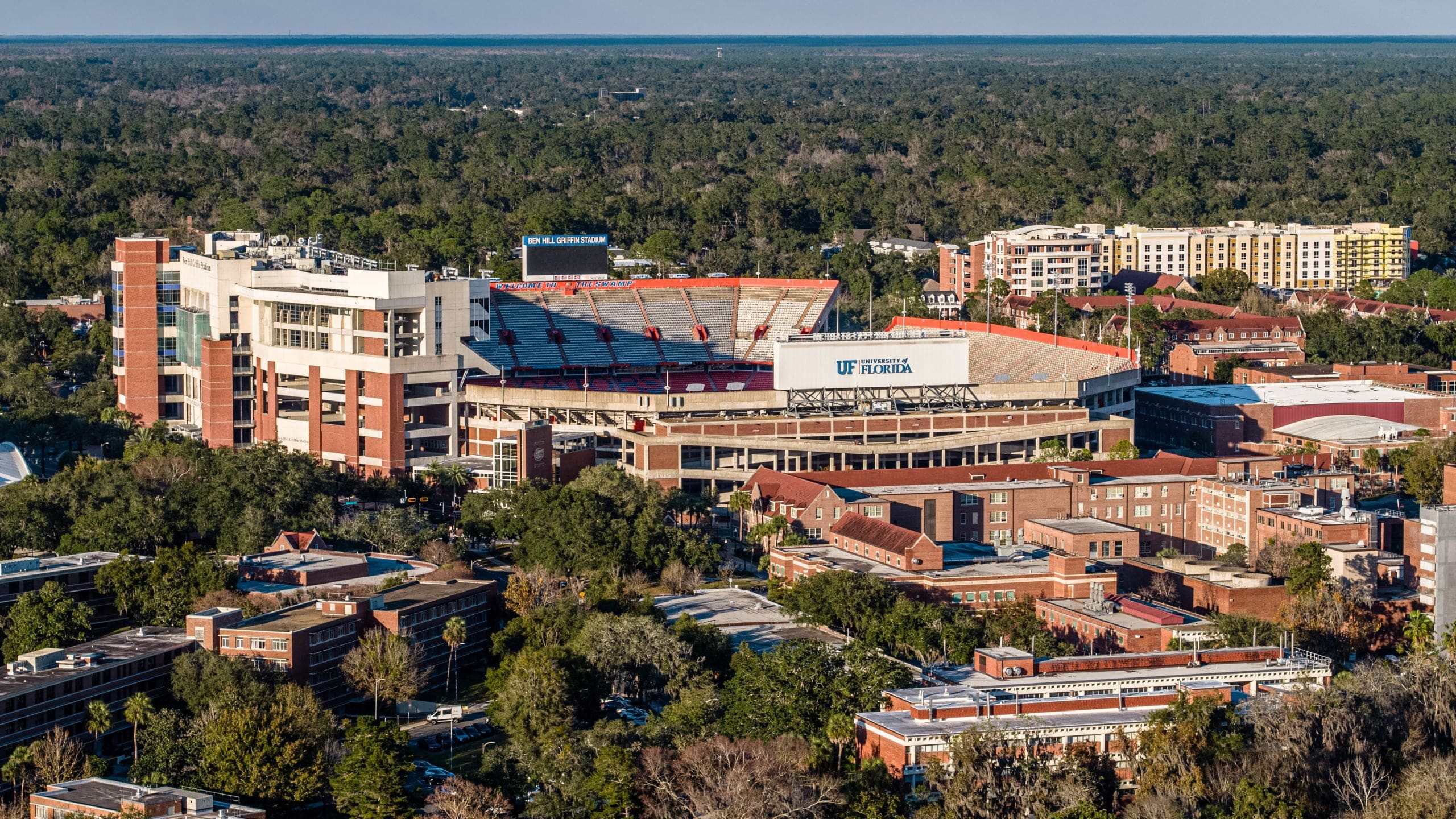 UF Ben Griffin Stadium GNV Aerials  scaled